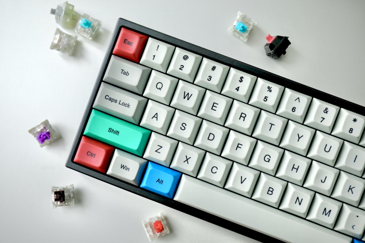 Colorful mechanical keyboard