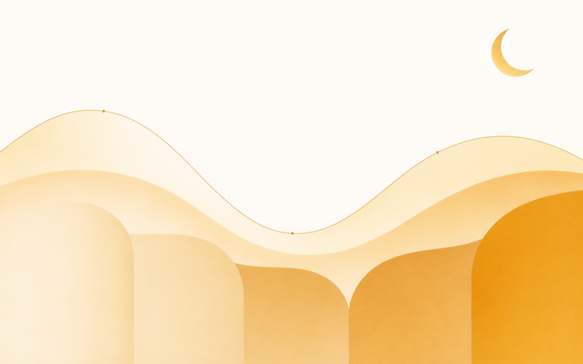 An illustration of a sleep curve across a night